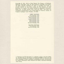 Load image into Gallery viewer, Treasure for my Daughter Jewish Cookbook - Vintage 1968
